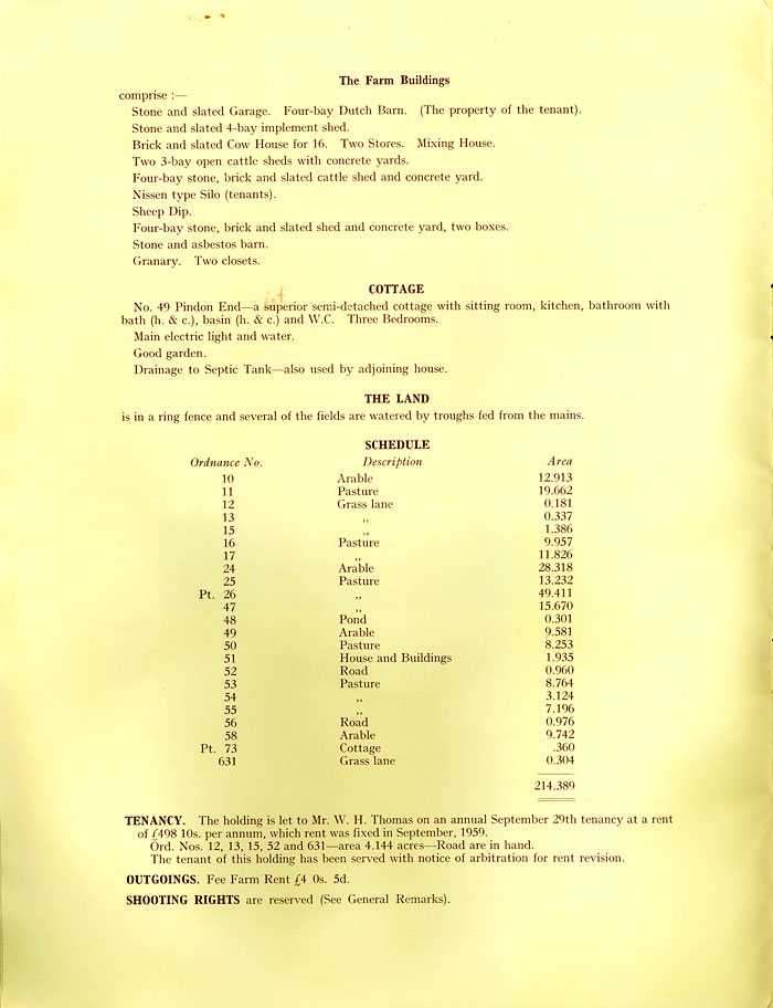 Hesketh Estate sale catalogue 1962