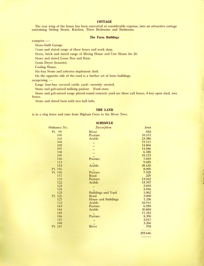 Hesketh Estate sale catalogue 1962