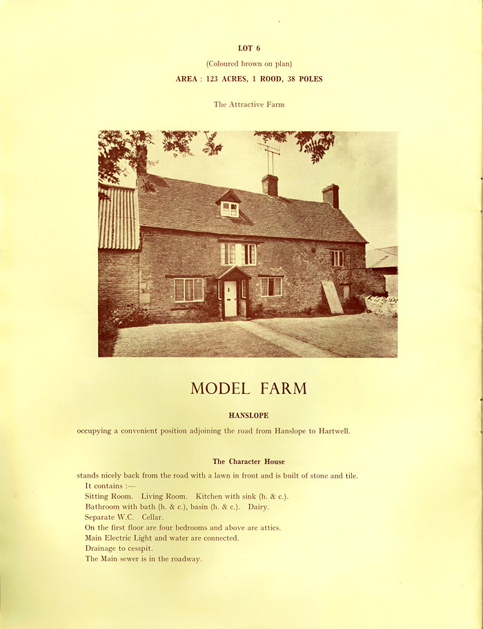 Hesketh Estate sale catalogue 1962