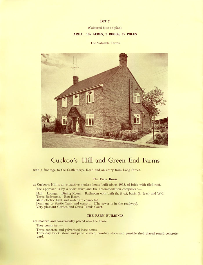 Hesketh Estate sale catalogue 1962