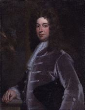 Evelyn Pierrepont, 1st Duke of Kingston by Sir Godfrey Kneller;  Copies of this image are available from the National Portrait Gallery