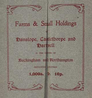 Particulars of Sale, 1918