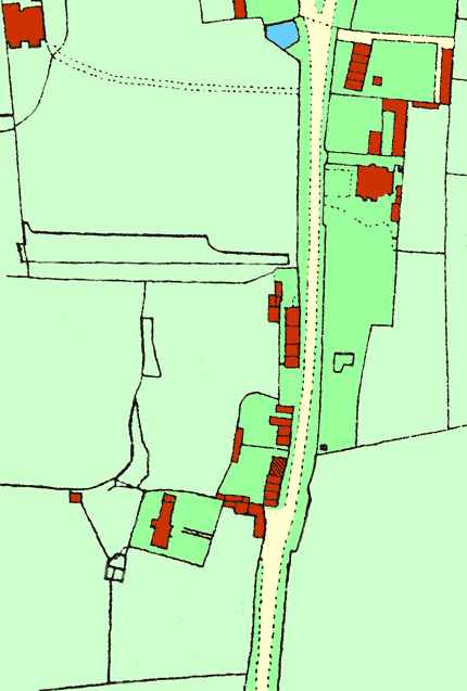 Map of Park Road in 1900