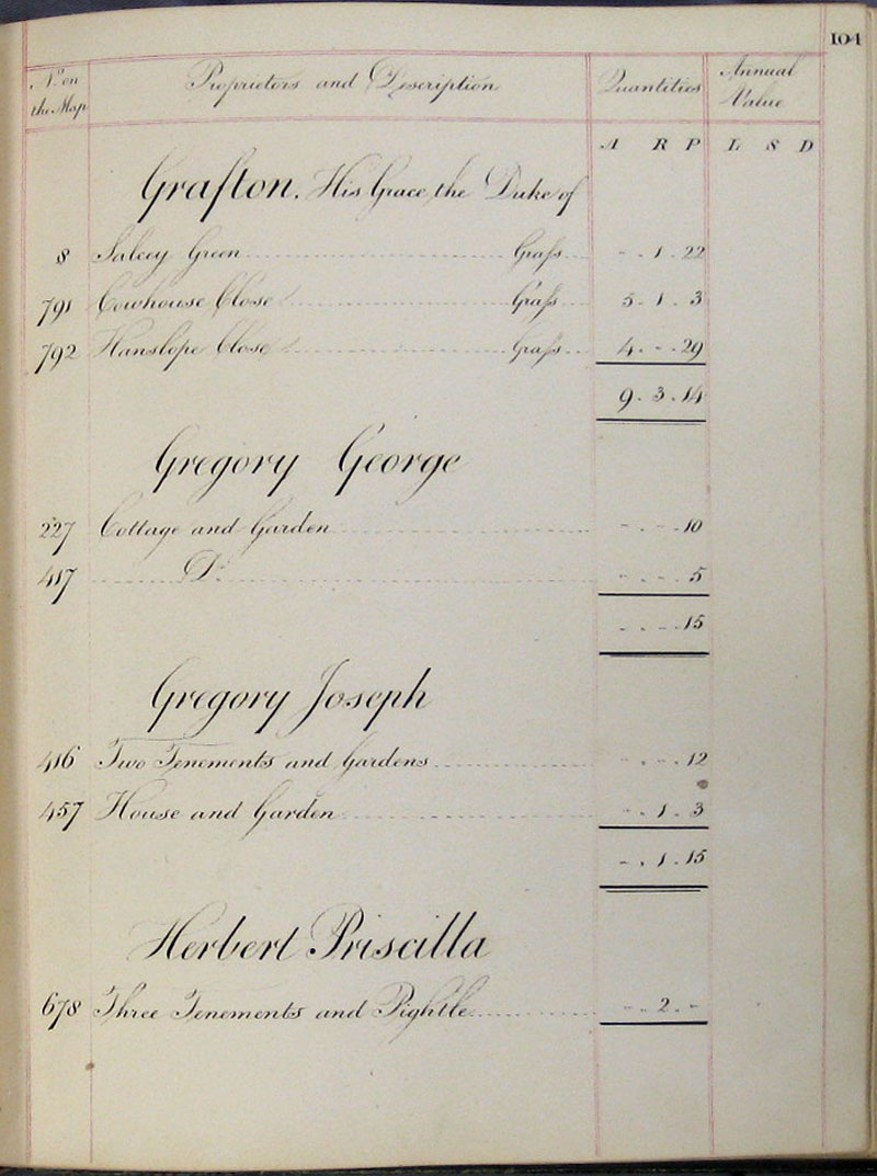 1818 Watts Survey page 104