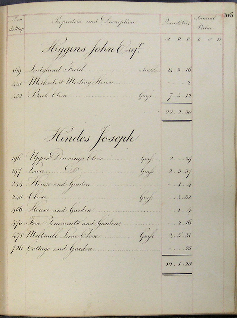 1818 Watts Survey page 106
