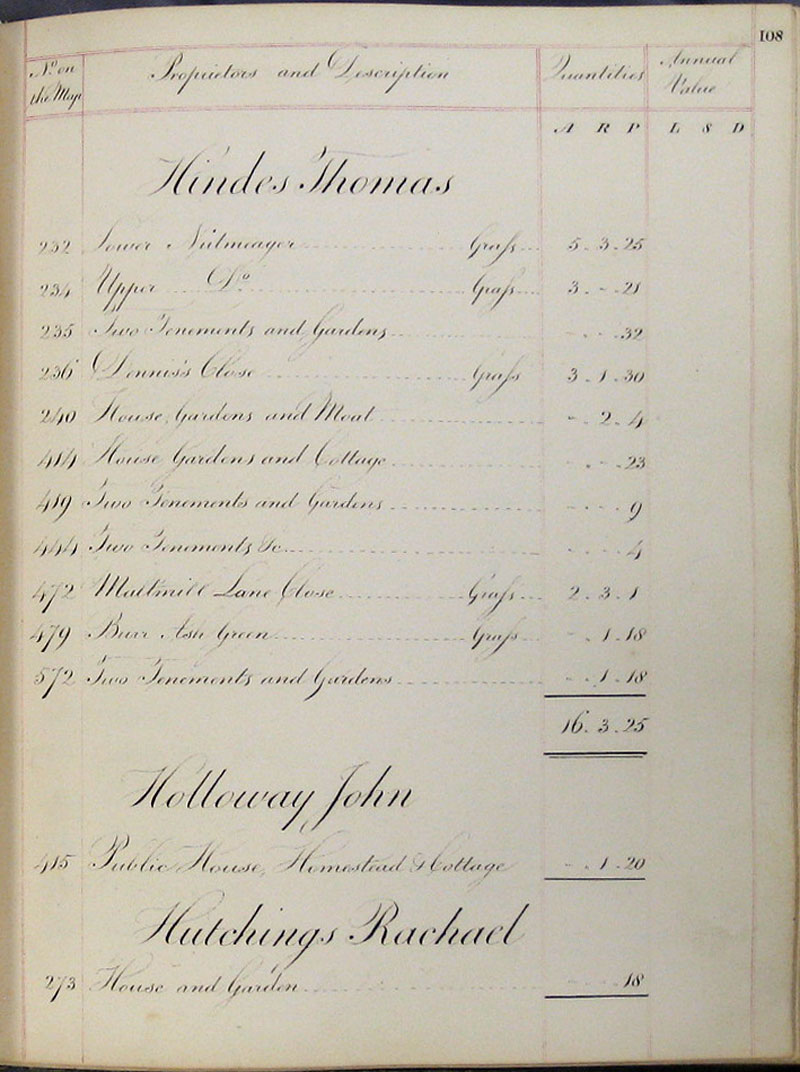 1818 Watts Survey page 108