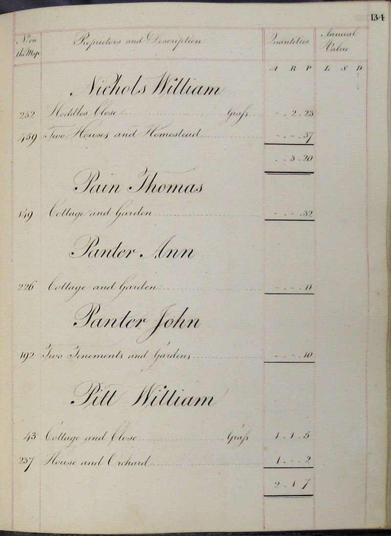 1818 Watts Survey page 134