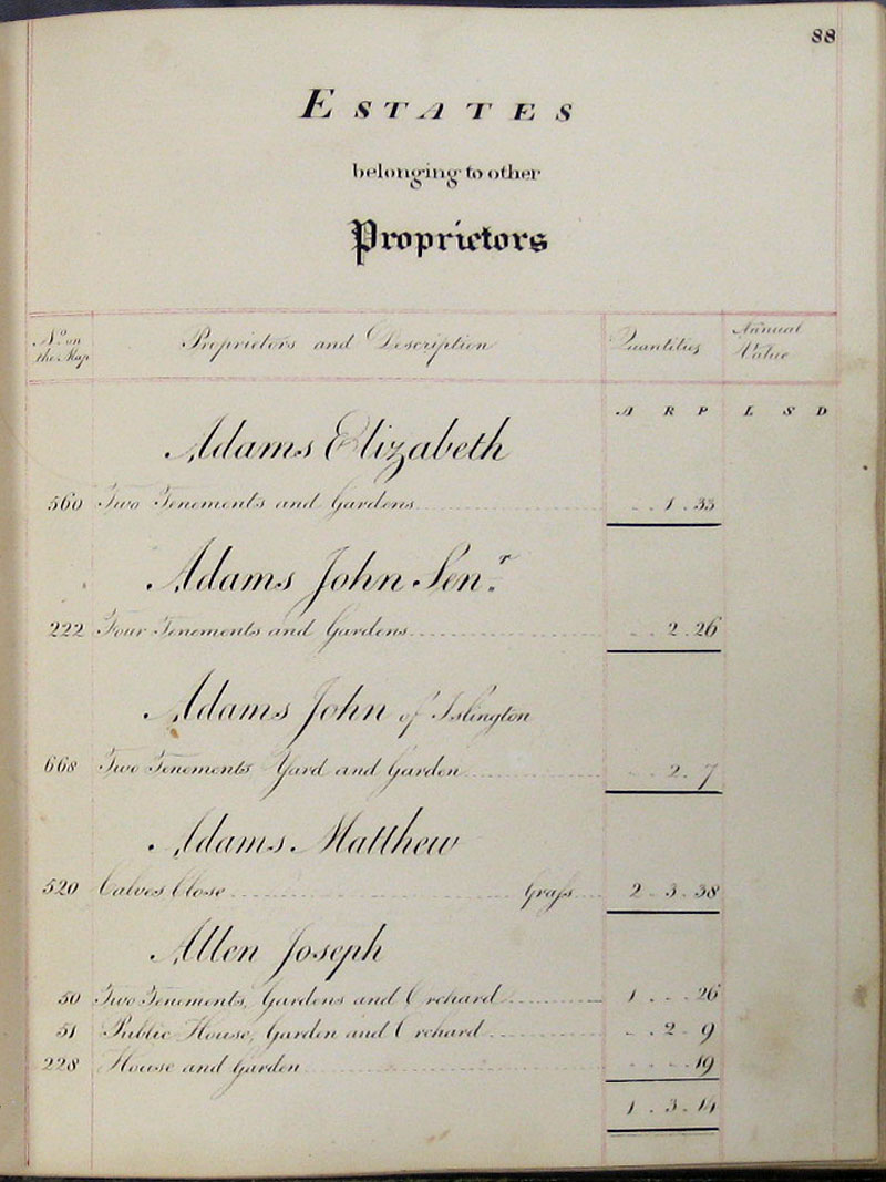 1818 Watts Survey page 88