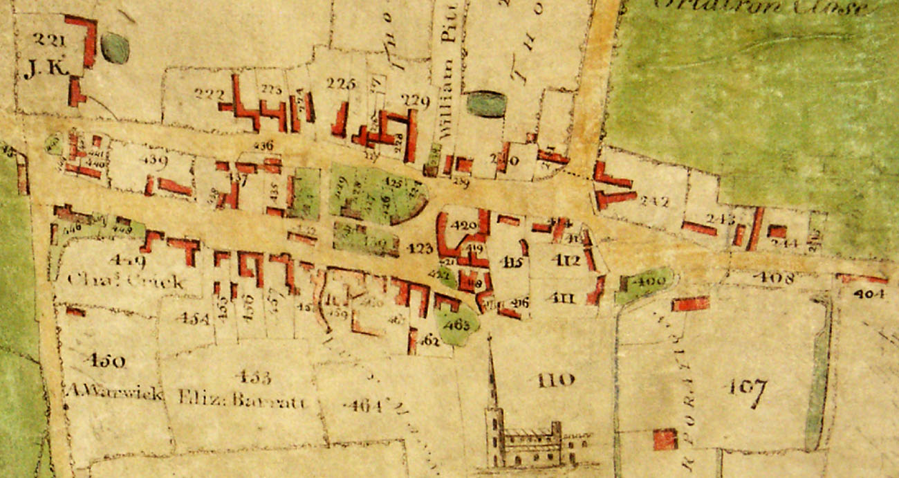 Map 1818 Village Centre